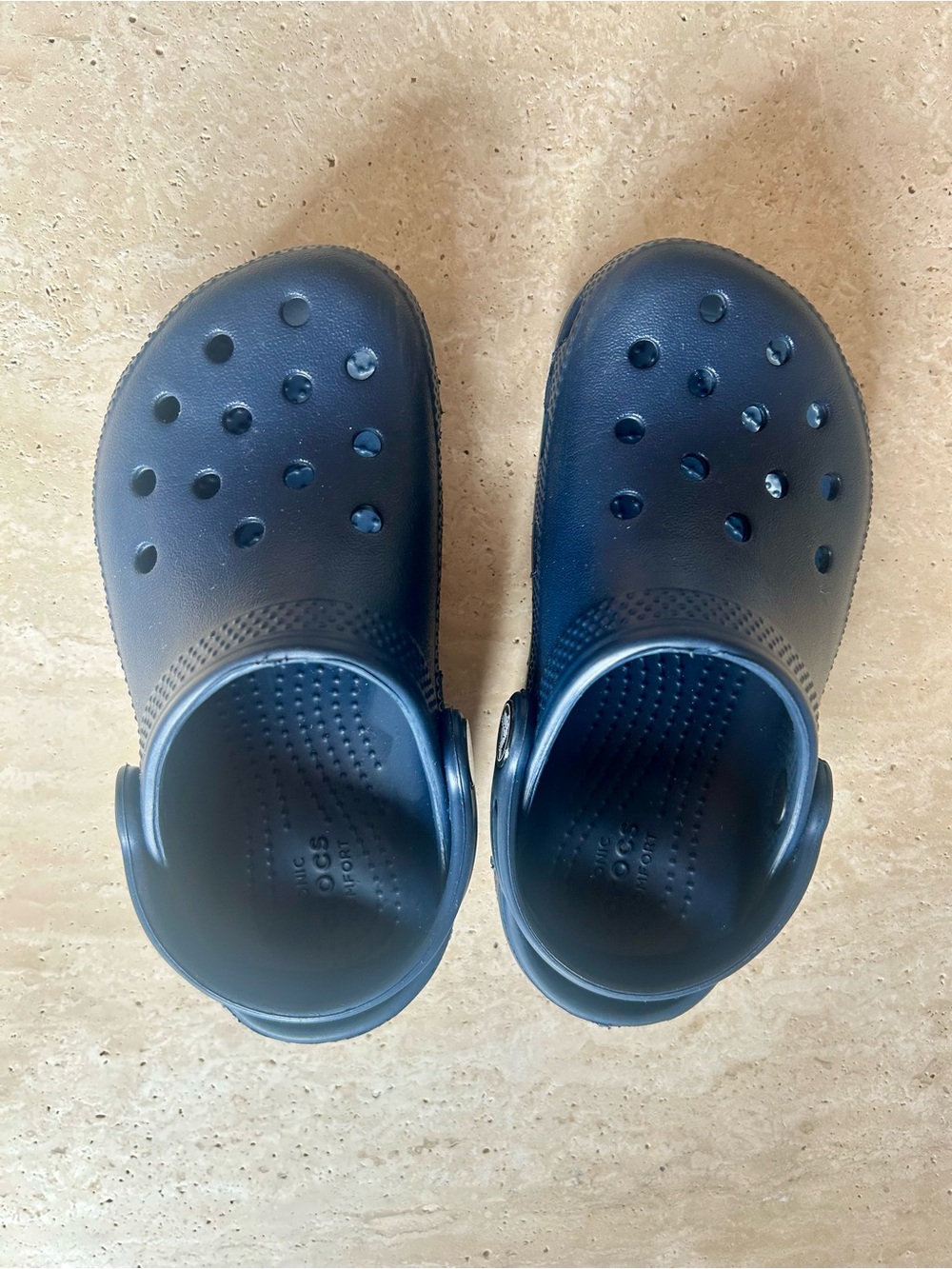 CROCS Kids Classic Clogs in Navy Blue